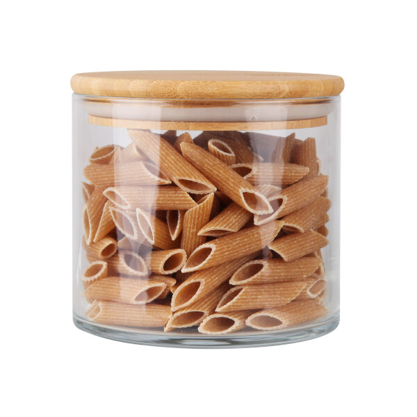 Vorratsglas mit Bambusdeckel in 3 verschiedenen Größen 400 ml