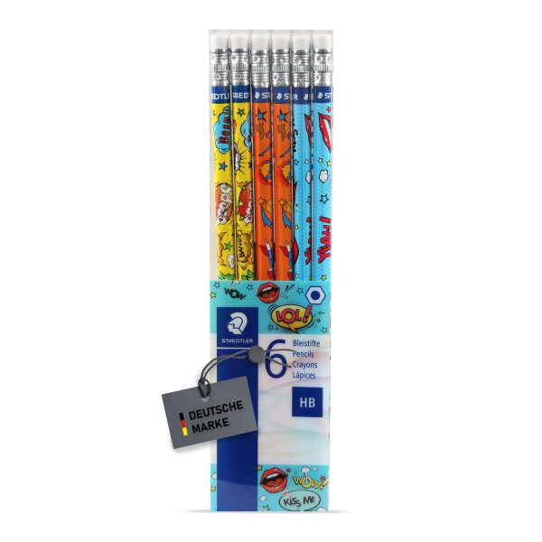 STAEDTLER 175 COC12 Farbstifte, sechseckig, 12 Stück Sechseckig 6 Stück Blacklead (R)