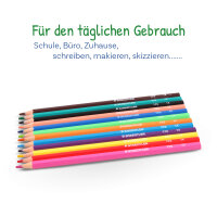 Farbstift Comic sechseckig, 3 mm, Kartonetui mit 12 Farben (R)