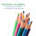 Farbstift Comic sechseckig, 3 mm, Kartonetui mit 12 Farben (R)