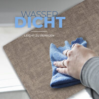 Platzset Lederimitat, ca. 33x46cm Beige/Braun Struktur