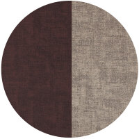 Platzset Lederimitat, ca. 33x46cm Beige/Braun Struktur