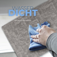 Platzset Lederimitat, ca. 33x46cm Grau/Dunkelgrau Struktur