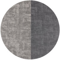 Platzset Lederimitat, ca. 33x46cm Grau/Dunkelgrau Struktur