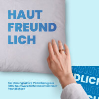 Kopfkissen Mountain Peak - 40x80cm,500g,  80% Federn/20% Daunen