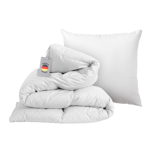 Betten-Set "Sabine" Kopfkissen 80x80cm und Bettdecke 135x200cm