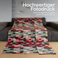 Kuscheldecke Cubus/Trapez 150 x 200cm Trapez