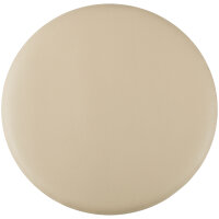 Stuhlkissen ? 38cm Lederimitat mit Antirutsch Beige 1er Pack