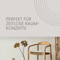 Stuhlkissen beige ? 38cm Lederimitat mit Antirutsch