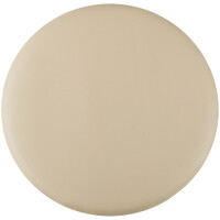 Stuhlkissen beige ? 38cm Lederimitat mit Antirutsch