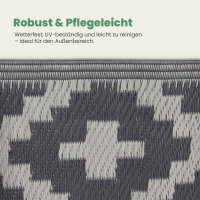 Teppich Outdoor mit fester Webkante, ca. 90x150cm, Ethnic