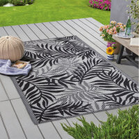 Teppich Outdoor mit fester Webkante, ca. 80x250cm, Farn