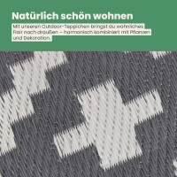 Teppich Outdoor mit fester Webkante, ca. 80x250cm, Ethnic