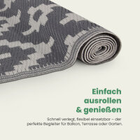 Teppich Outdoor mit fester Webkante, ca. 80x250cm, Ethnic