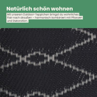 Teppich Outdoor mit fester Webkante, ca. 160x230cm, Raute