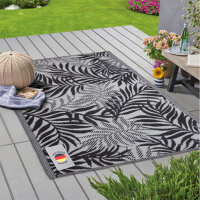 Teppich Outdoor mit fester Webkante, ca. 160x230cm, Farn