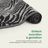 Teppich Outdoor mit fester Webkante, ca. 160x230cm, Farn