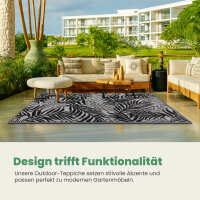 Teppich Outdoor mit fester Webkante, ca. 160x230cm, Farn