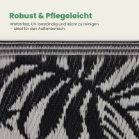 Teppich Outdoor mit fester Webkante, ca. 160x230cm, Farn