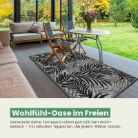 Teppich Outdoor mit fester Webkante, ca. 160x230cm, Farn