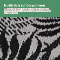 Teppich Outdoor mit fester Webkante, ca. 160x230cm, Farn