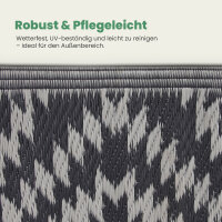 Teppich Outdoor mit fester Webkante, ca. 160x230cm, Karo