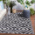 Teppich Outdoor mit fester Webkante, ca. 160x230cm, Karo