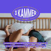 3 Kammer Kopfkissen mit Außensteg, ca. 40x80cm weiß