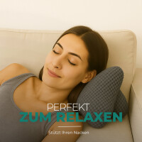 Leseknochen für den Nacken 18x35 cm Anthrazit