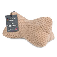 Leseknochen für den Nacken 18x35 cm Hellbraun