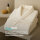 Bademantel Coral Fleece, ecru 4XL, 5XL, 6XL