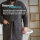 Bademantel Coral Fleece, grau 4XL, 5XL, 6XL