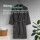 Bademantel Coral Fleece, grau 4XL, 5XL, 6XL