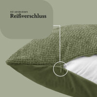 Kissenhülle Chenille ca. 60x60cm ( Gold )