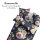 Bettwäsche-Set (135x200cm) - Renforce Flower Blue