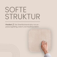 Stuhlkissen Struktur,, 38x38x3cm 2er Pack