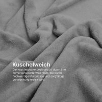 Kuscheldecke Mikrofaser Flausch 220x240cm