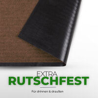 Fußmatte - Schmutzfangmatte 60x40cm Braun