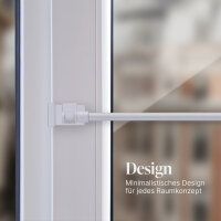 Klemmträger"Basic" 2er Pack für Cafehausstange Weiß