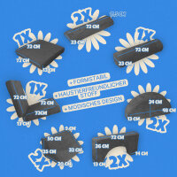 Spielsofa Kinder 11 tlg. modular (Anthrazit)