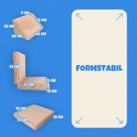 Spielsofa Kinder 11 tlg. modular (Beige)