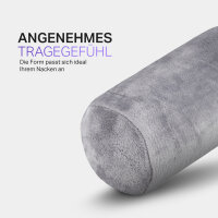 Nackenrolle Silbergrau