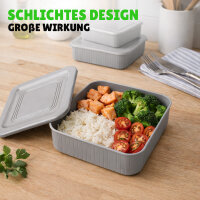 Vorratsdosen California 3er Set anthrazit, 0,5/1/1,5L