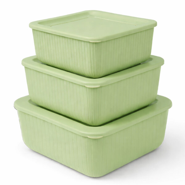 Vorratsdosen California 3er Set grün,0,5/1/1,5L