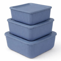 Vorratsdosen California 3er Set blau, 0,5/1/1,5L