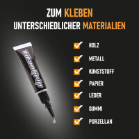 Sekundenkleber Gel, 2er Set x 3g 2er-Pack