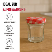 Einmachglas/Marmeladengläschen 30ml, 3er