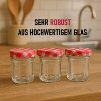 Einmachglas/Marmeladengläschen 30ml, 3er