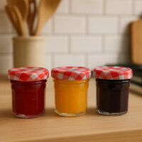 Einmachglas/Marmeladengläschen 30ml, 3er