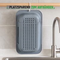 Spülbecken Abtropfkorb - ausziehbar 34–48,5 cm